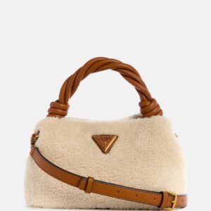 shaida shearling top handle crossbody