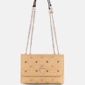 giully ii raffia rhinestone convertible bag