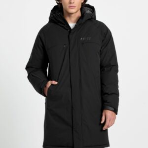 logo padded coat