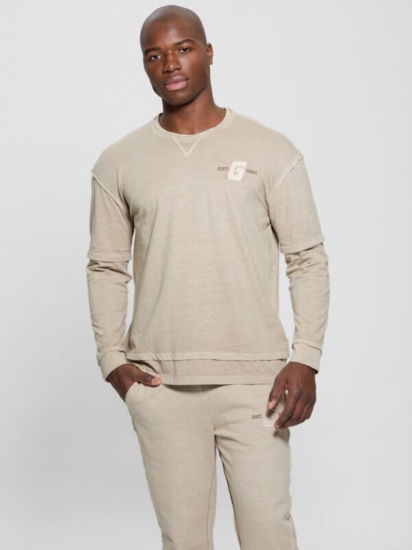 gondour layered patch tee
