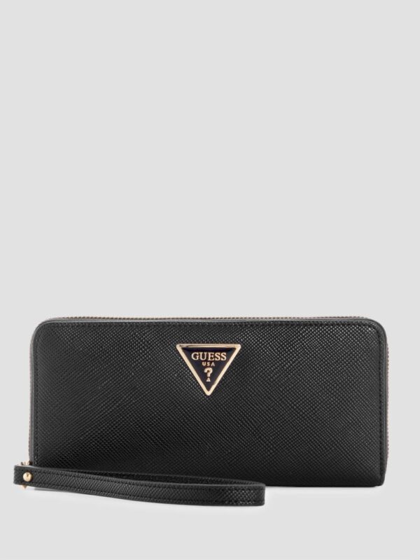 laurel large zip around wallet
