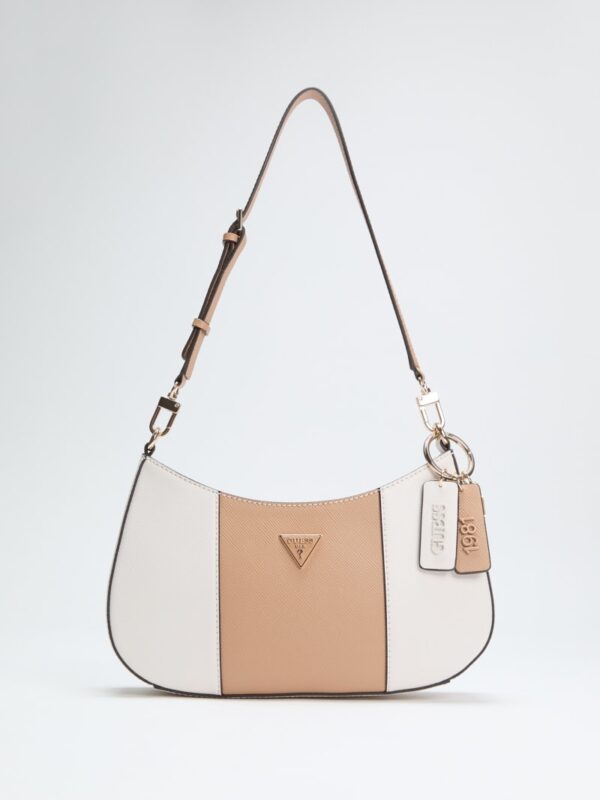 noelle saffiano shoulder bag