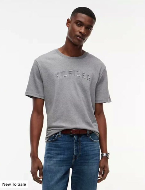 embroidered arch logo t shirt