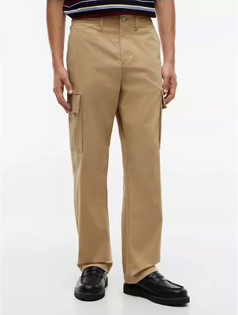 relaxed straight utility pant