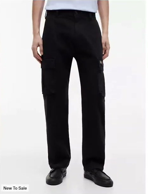 tommy jeans straight cargo pant