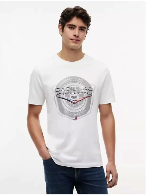 tommy x cadillac fl@ team tire t shirt
