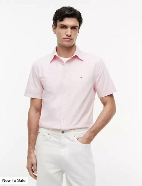 regular fit garment dyed shirt