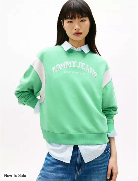 tommy jeans athletics boxy sweatshirt