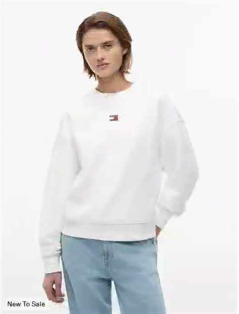 tommy jeans boxy fit sweatshirt