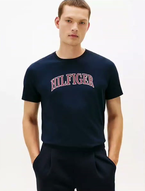hilfiger arch logo t shirt