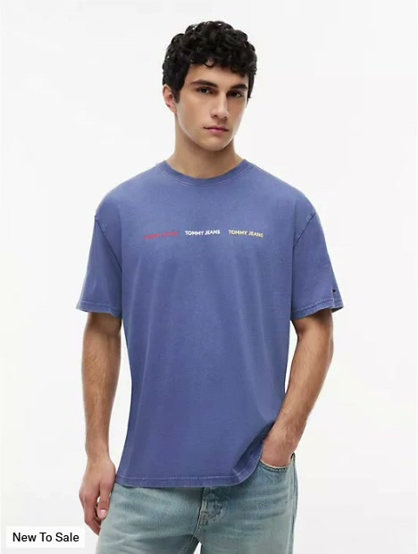 tommy jeans repeat logo t shirt