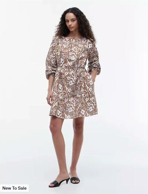 floral print mini dress