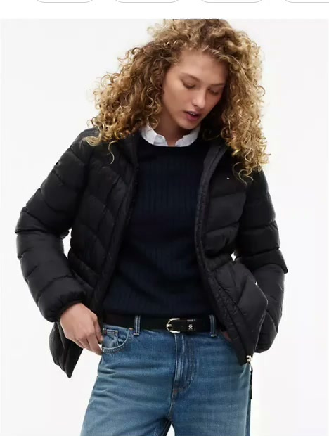 lightweight quilted hooded jacket