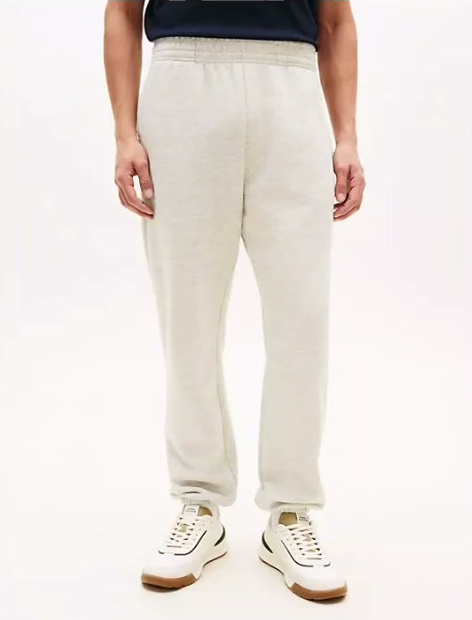 hilfiger crest logo heathered sweatpant