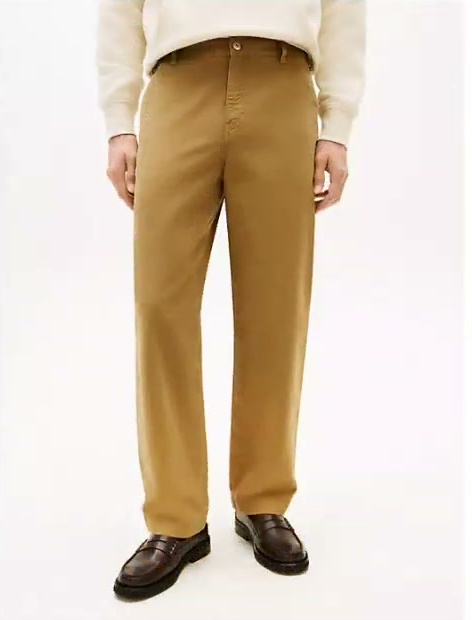 garment dyed regular fit carpenter pant