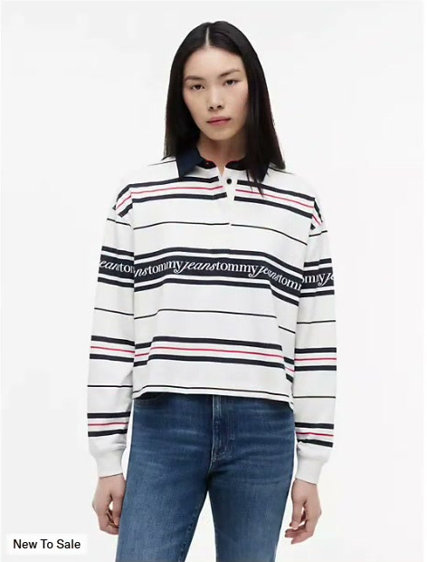 tommy jeans relaxed rugby sweatshirt