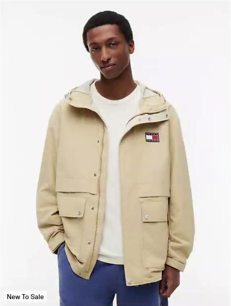 tommy jeans flag colorblock windbreaker
