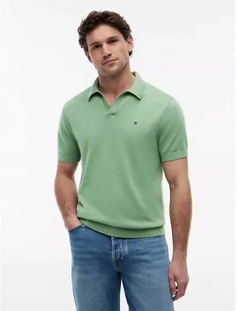short sleeve sweater polo