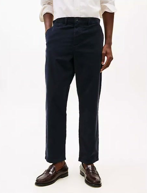 straight fit corduroy chino