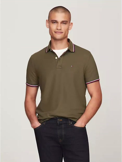 regular fit tommy wicking polo