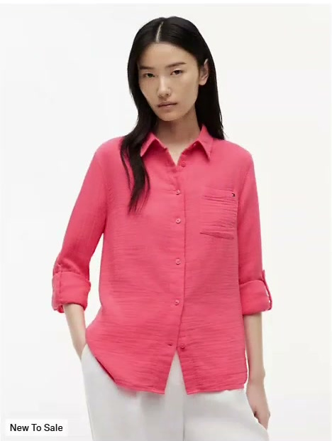 gauze roll tab pocket shirt