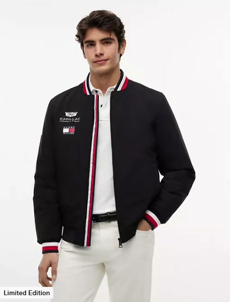 tommy x cadillac f1® team replica bomber