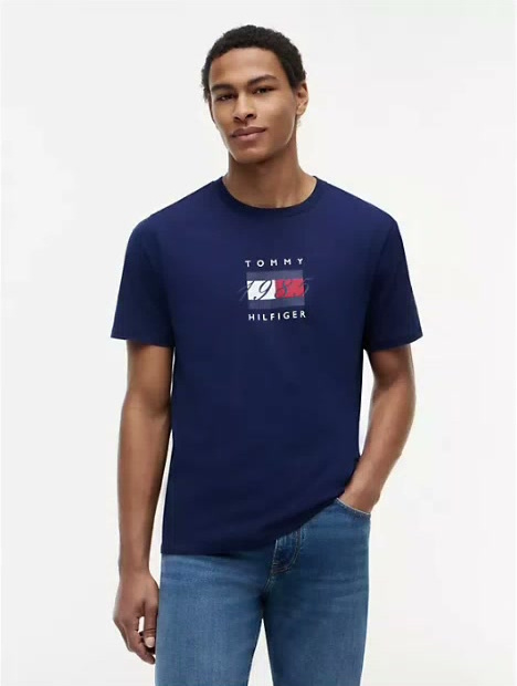 1985 flag logo t shirt