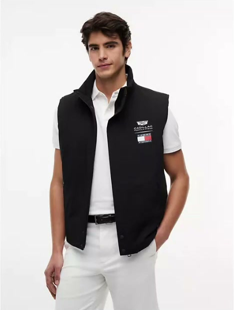 tommy x cadillac f1® team logo vest