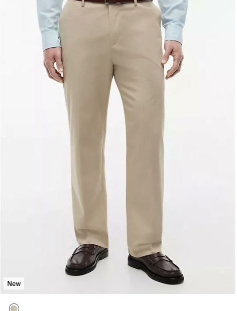 regular fit cotton twill chino