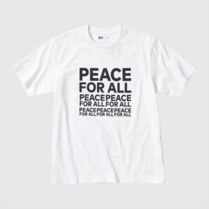 peace for all graphic t shirt | kashiwa sato