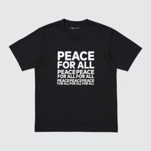 peace for all graphic t shirt | kashiwa sato