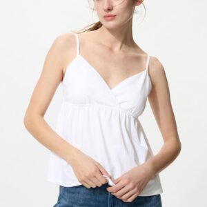 gathered babydoll camisole