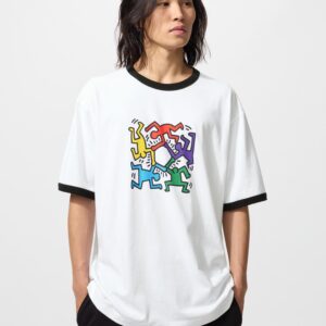 ny pop art ut graphic t shirt | keith haring