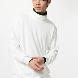 soft brushed turtleneck t shirt