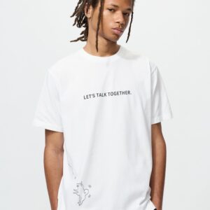 peace for all graphic t shirt | hideki kuriyama