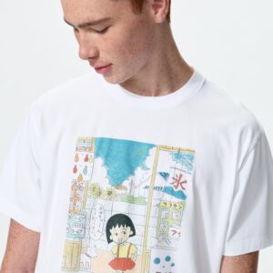 manga ut shueisha 100th ut graphic t shirt | chibi maruko chan