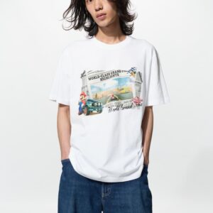 mario kart world ut graphic t shirt