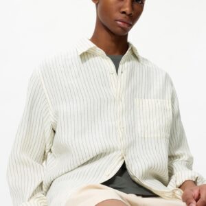 premium linen shirt | striped