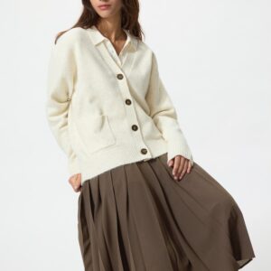 souffle yarn relaxed cardigan