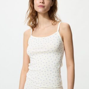 pointelle printed camisole