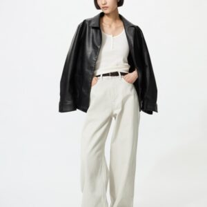 high rise wide jeans