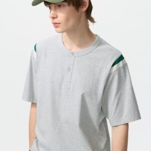 henley neck t shirt