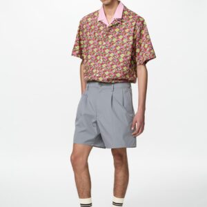 pleated shorts | 6"
