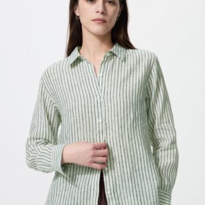 premium linen shirt | striped