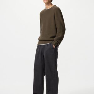 stretch easy ankle pants | denim
