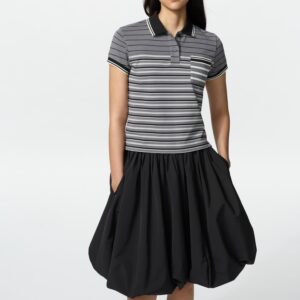 striped mini polo shirt