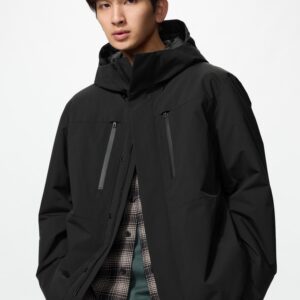 hybrid down parka