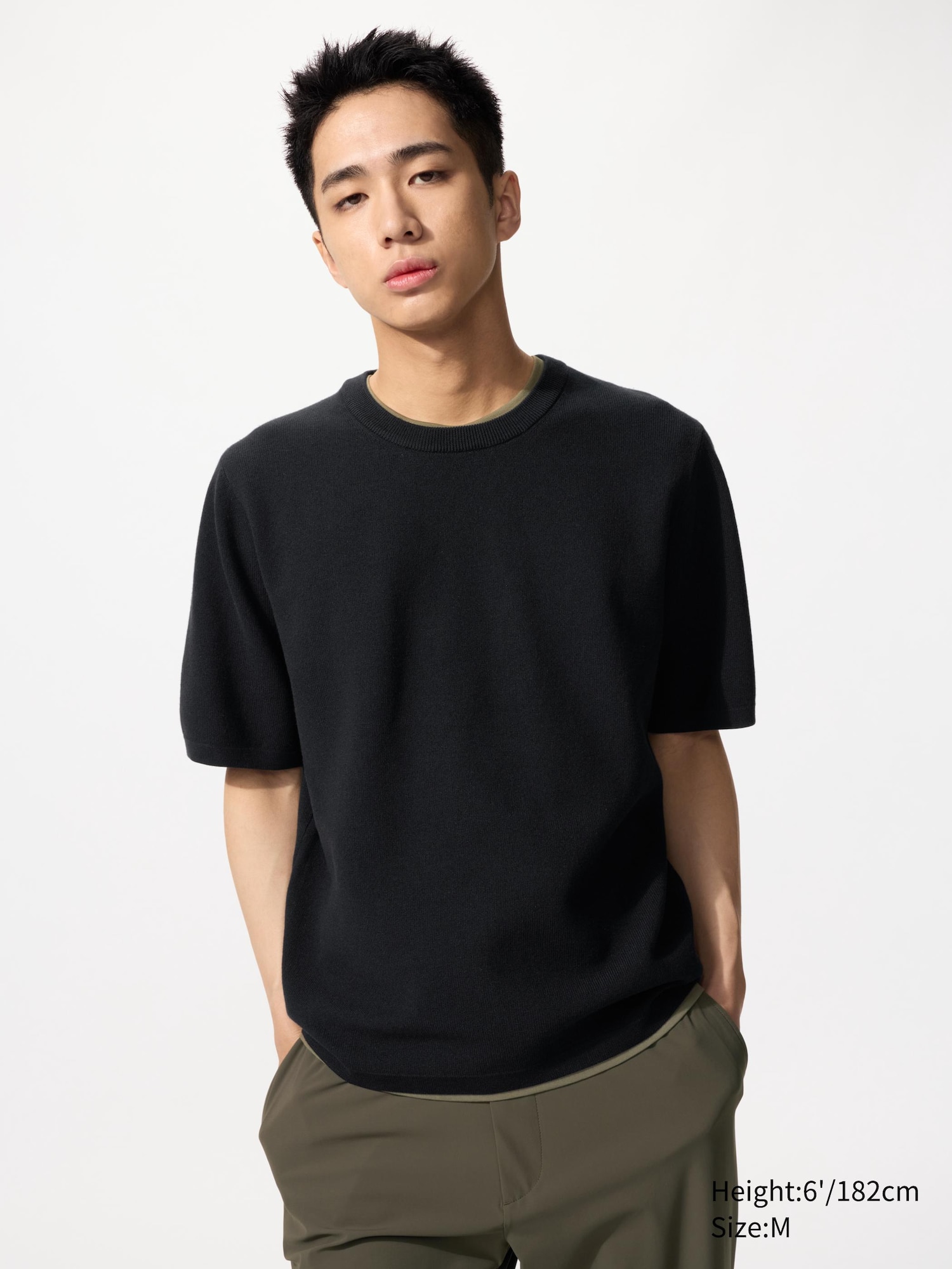 washable milano ribbed knitted t shirt washable milano ribbed knitted t shirt