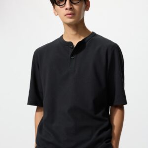 dry waffle henley t shirt
