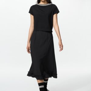 flare long skirt